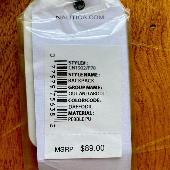 Brand New Backpack Nautica - Picture 5 of 8